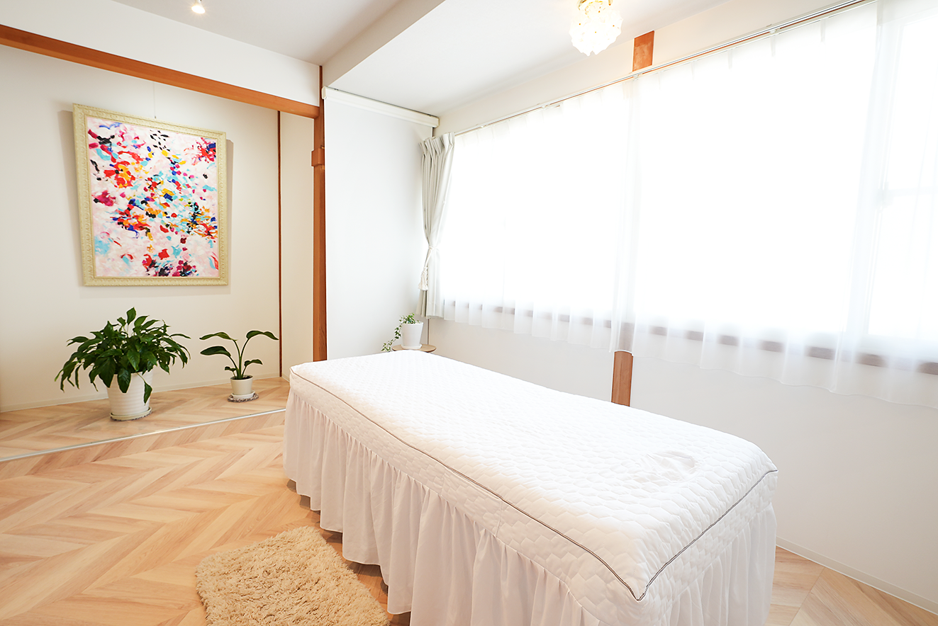 福井市リラクゼーションの寝台